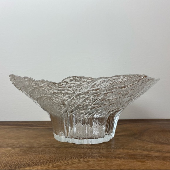 Mantsalan Lasisepat Scandinavian Art Glass Metsa Bowl design Pertti Kallioinen - Picture 9 of 12